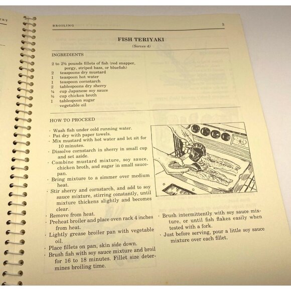 John Clancy Fish Cookery Vintage Cookbook 70s Recipes Broiling Poaching Sauces - Picture 4 of 13